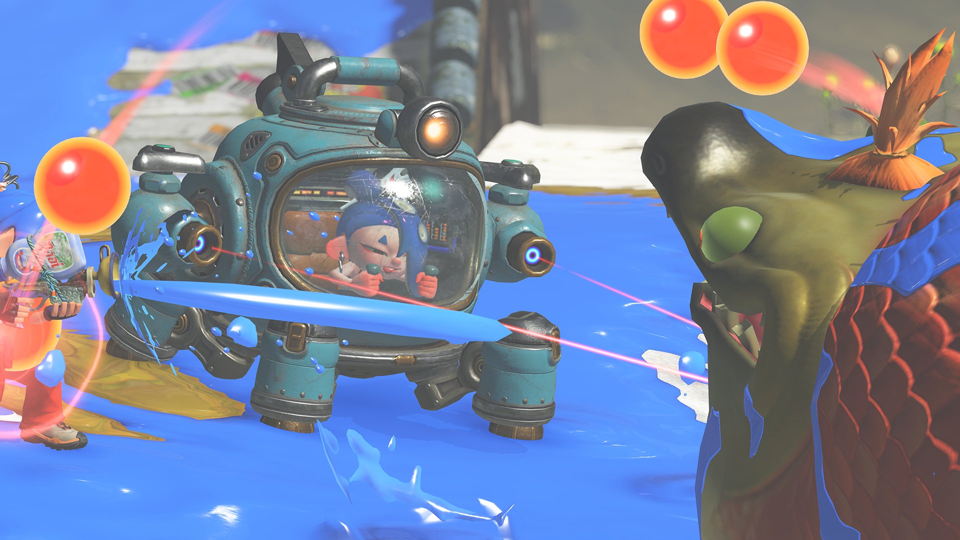 Splatoon Bot File:Raiders Exploration Bot Shiver promo.jpg - Inkipedia, the Splatoon ...
