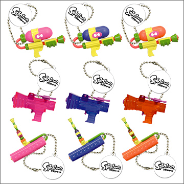 File:Takara Tomy - Splatoon weapon keychains.jpg