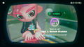 Agent 8 being awarded the Orange Arrows mem cake upon completing the station