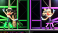 Final combination of the Squid Sisters' day 2 of Nessie vs. Aliens vs. Bigfoot color variants
