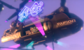 An Off the Hook helicopter with the "Whale" logo in the Octo Expansion.