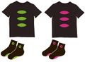 T-shirts and socks