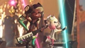 Off the Hook performing in their standard costumes