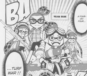 Splatoon Manga Chapter 0 Team Blue.jpg
