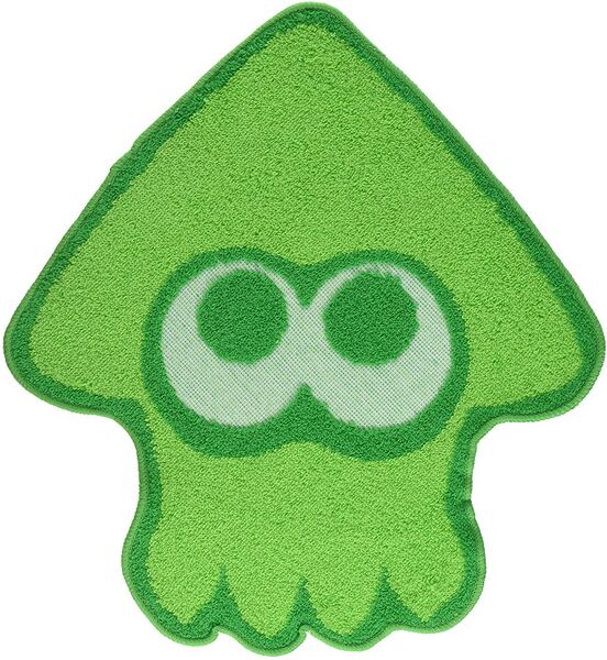 File:S2 Merch Marushin - Hand Towel - Green Squid (25 x 25 cm).jpg