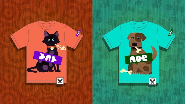 File:S Cats vs. Dogs Splatfest Tees.jpg - Inkipedia, the Splatoon wiki