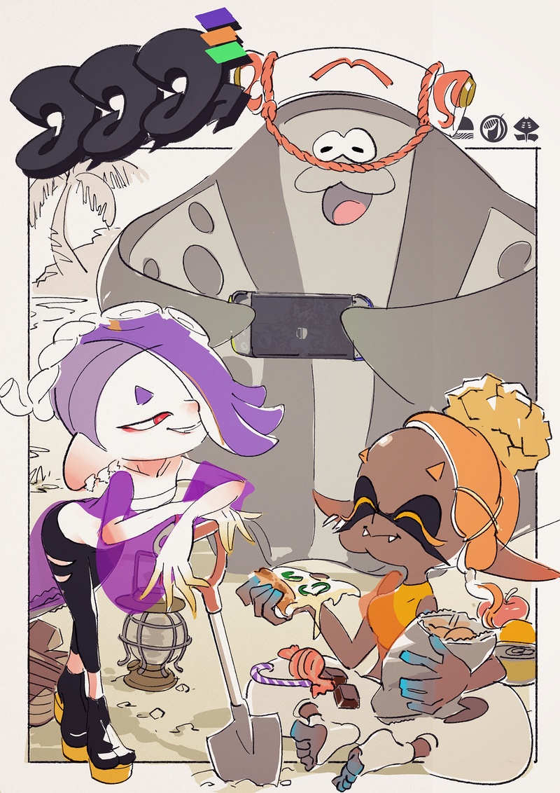 File:S3 Splatfest artwork Gear vs Grub vs Fun.jpg - Inkipedia, the ...