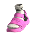 Pink Dadfoot Sandals