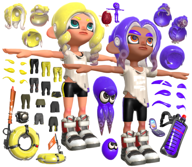 File:S3 Octoling Models.png - Inkipedia, the Splatoon wiki