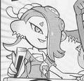 Shiver as she appears in the Splatoon Manga doing Anarchy Splatcast.