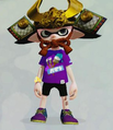 Another male Inkling wearing the Plum Casuals.