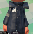 A close-up of the Navy Eminence Jacket in Splatoon 2.