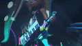Marina playing the Keytar during Muck Warfare