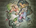 Concept art of Pearl and Eight for Side Order