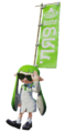 Green Inkling girl researcher.