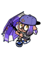 The Tableturf card icon of the Splat Brella
