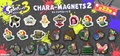 Chara-magnets 2 set