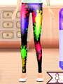 A player modelling the Inky Leggings