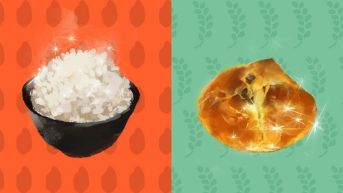 Rice vs. Bread - Inkipedia, the Splatoon wiki