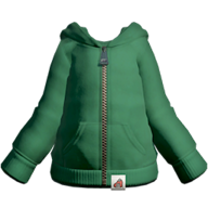 Green Zip Hoodie Inkipedia the Splatoon wiki