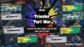 Tricolor Turf War opening, as seen during Rock vs. Paper vs. Scissors