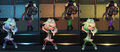 Second half of Off the Hook's day 1 color combinations