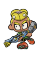 The Tableturf card icon of the Classic Squiffer