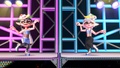 The Squid Sisters with unique outfits for Splatoon 3's Summer Nights