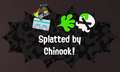The message shown when splatted by a Chinook
