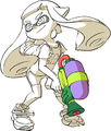 Official art of an Inkling holding the Liquidateur.