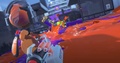An image of the Heavy Edit Splatling in action.