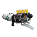 The Grizzco Blaster Appears to be an illegally modified version of the Blaster
