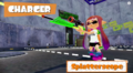 A female Inkling aiming the Splatterscope in the Shooting Range.
