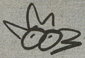 Murasaki's signature under his alias 003Soss