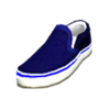 Blue Slip-Ons