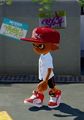 A male Inkling wearing the White Shirt