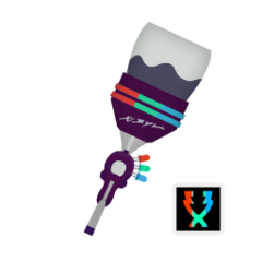 Cometz Octobrush - Inkipedia, the Splatoon wiki
