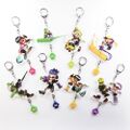 Acrylic keychain with rubber charm set by Empty