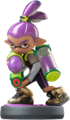 The recolored Inkling Boy (Purple) amiibo does as well.