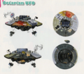 Splatoon concept art of Octarian UFOs.