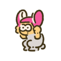 Splatfest icon for Team Hare.