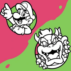 Mario versus Bowser