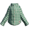 Green-Check Shirt