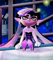 Callie watching Marie's solo performance during their final Splatfest.
