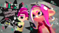 3D art of two playable Octolings shown on Inkopolis news
