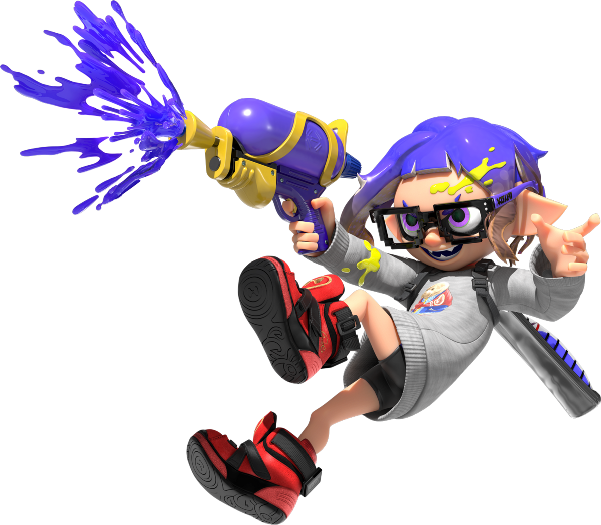 File:S3 art 3D Inkling Splattershot.png - Inkipedia, the Splatoon wiki
