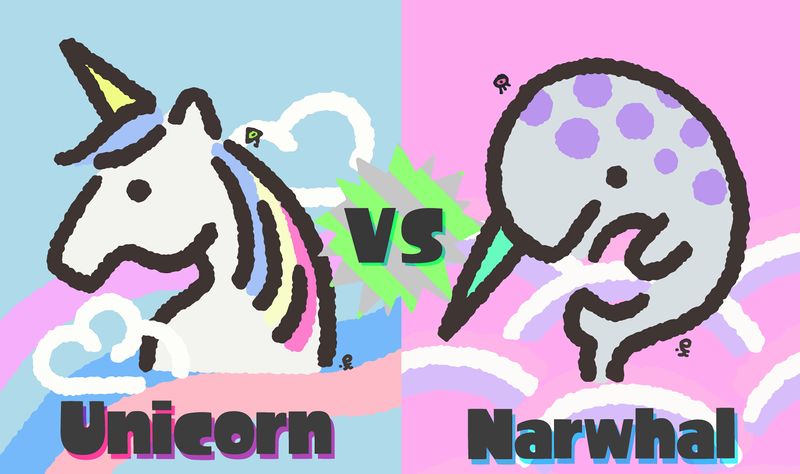 File:S2 Splatfest Unicorn vs Narwhal labeled.jpg