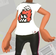 White 8-Bit FishFry - Inkipedia, the Splatoon wiki
