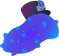 C.Q. Cumber serves as the Deepsea Metro icon in the Inkopolis Square map.