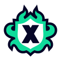 Alternative icon with a dark blue "X"